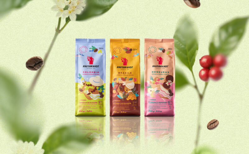 Hausbrandt collezione Soft Pack “Arabica Single Origin” A coffee-loving journey