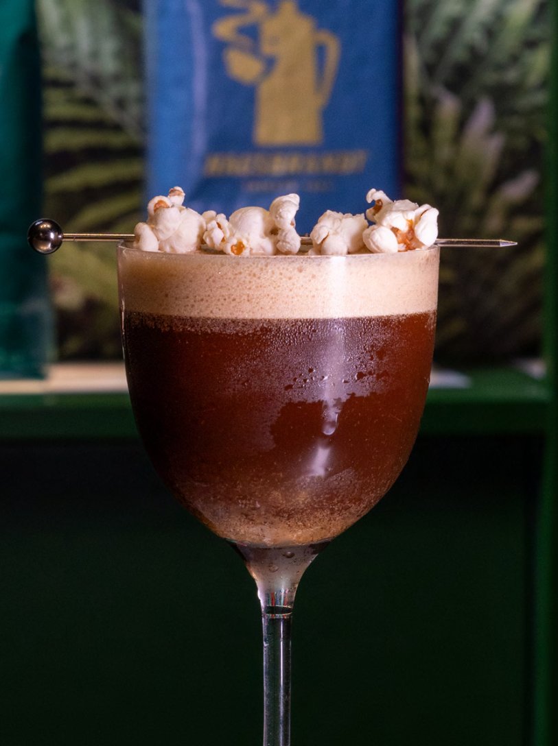 Espresso Martini ai popcorn