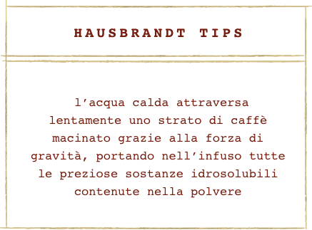 Hausbrandt Tips Chemex