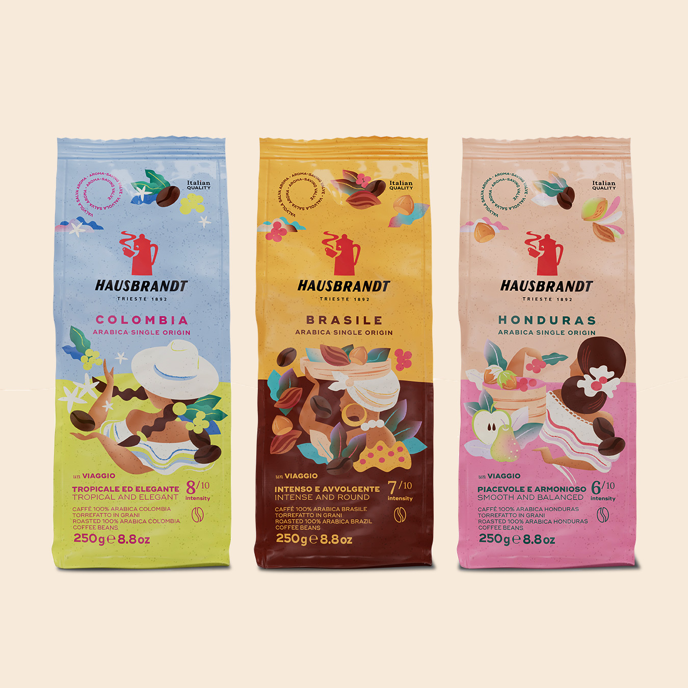 Nuova linea Hausbrandt Arabica Single Origin, un viaggio alle origini del caffè