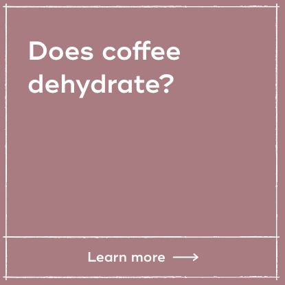 Does coffee dehydrate?