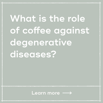 What is the role of coffee against degenerative diseases?